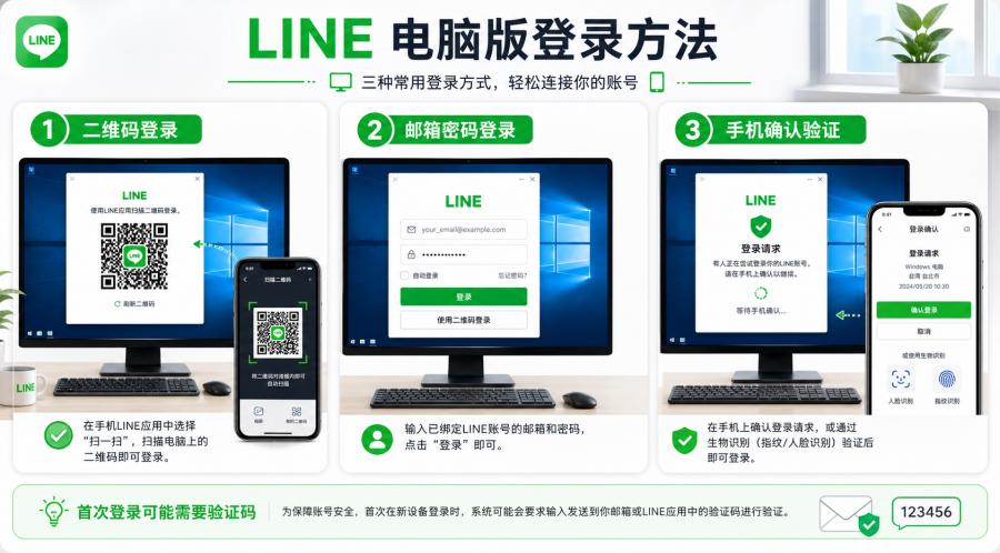 LINE 电脑版怎么下载才安全?Windows 官方安装与登录教程 正文图 3
