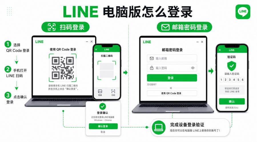 LINE电脑版怎么下载？Windows/Mac 官方下载、安装登录与常见问题 正文图 2